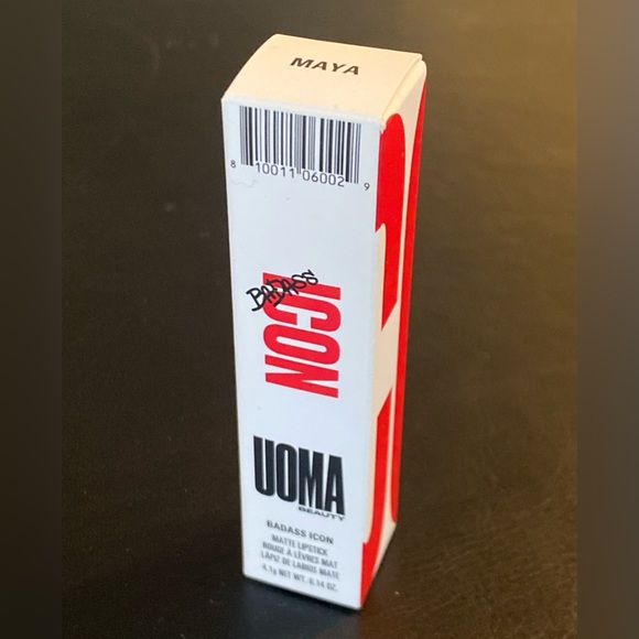 UOMA Beauty Badass Icon Matte Lipstick in “Maya” New in Box - Picture 2 of 10